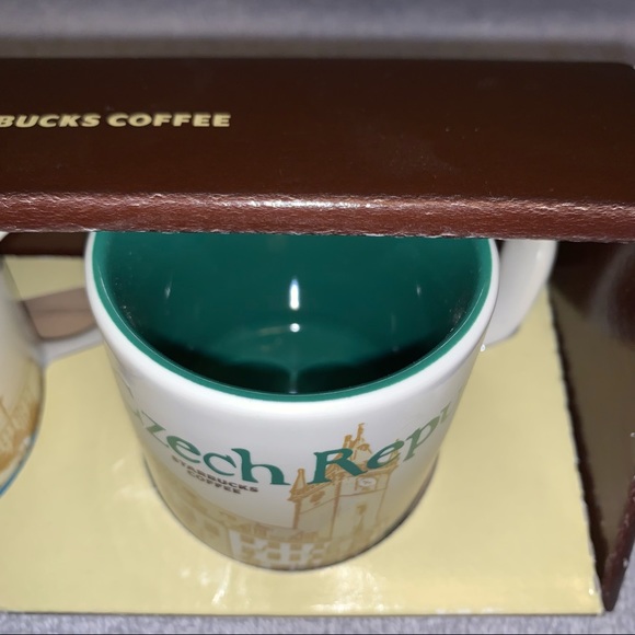Starbucks Ostrava Czech Republic Set of 2 Demitasse Ceramic 3 oz Mugs NEW RARE - Picture 3 of 10
